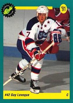 1991 Classic Draft Picks French #36 Guy Leveque Front