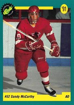 1991 Classic Draft Picks French #42 Sandy McCarthy Front