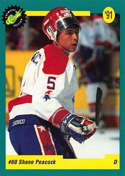 1991 Classic Draft Picks French #48 Shane Peacock Front