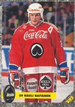 1993-94 Leaf Sisu SM-Liiga (Finnish) - Promo Cards #292 Rauli Raitanen Front
