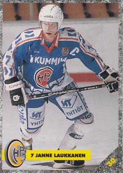 1993-94 Leaf Sisu SM-Liiga (Finnish) - Promo Cards #30 Janne Laukkanen Front