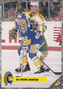 1993-94 Leaf Sisu SM-Liiga (Finnish) - Promo Cards #93 Petri Skriko Front