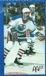 1983-84 McDonald's Edmonton Oilers Stickers #NNO Charlie Huddy Front