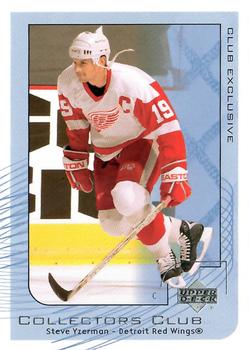 2001-02 Upper Deck Collectors Club #NHL7 Steve Yzerman Front