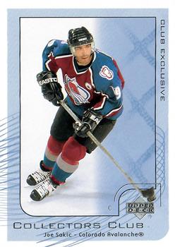 2001-02 Upper Deck Collectors Club #NHL11 Joe Sakic Front