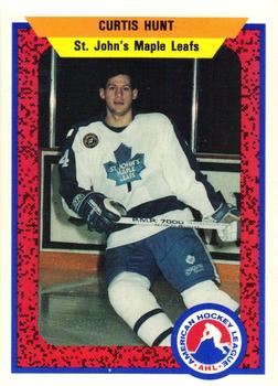 1991-92 ProCards AHL/IHL/CoHL #336 Curtis Hunt Front