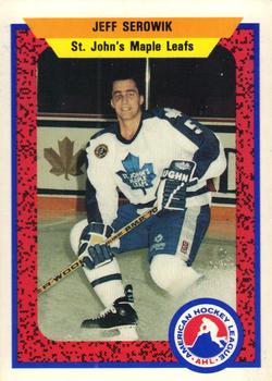 1991-92 ProCards AHL/IHL/CoHL #337 Jeff Serowik Front