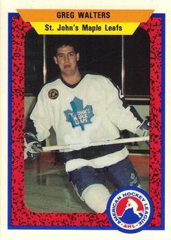 1991-92 ProCards AHL/IHL/CoHL #349 Greg Walters Front