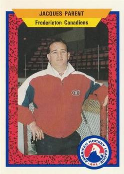 1991-92 ProCards AHL/IHL/CoHL #NNO Jacques Parent Front