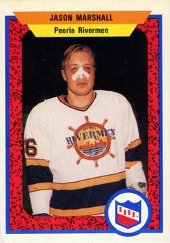 1991-92 ProCards AHL/IHL/CoHL #25 Jason Marshall Front
