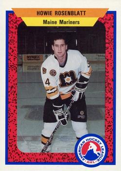 1991-92 ProCards AHL/IHL/CoHL #60 Howie Rosenblatt Front