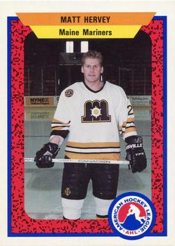 1991-92 ProCards AHL/IHL/CoHL #63 Matt Hervey Front
