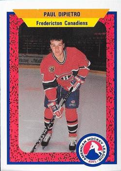 1991-92 ProCards AHL/IHL/CoHL #70 Paul DiPietro Front