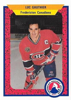 1991-92 ProCards AHL/IHL/CoHL #76 Luc Gauthier Front