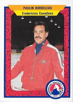 1991-92 ProCards AHL/IHL/CoHL #91 Paulin Bordeleau Front