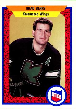 Brad Berry Minnesota North Stars 1993 Parkhurst Autographed Card. This item  comes with a certificate of