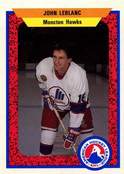 1991-92 ProCards AHL/IHL/CoHL #169 John LeBlanc Front
