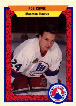 1991-92 ProCards AHL/IHL/CoHL #174 Rob Cowie Front
