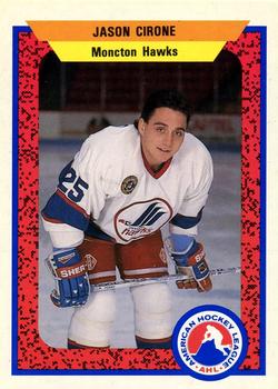 1991-92 ProCards AHL/IHL/CoHL #183 Jason Cirone Front