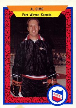 1991-92 ProCards AHL/IHL/CoHL #261 Al Sims Front