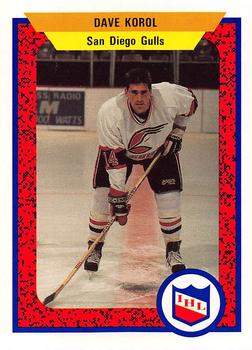 1991-92 ProCards AHL/IHL/CoHL #328 Dave Korol Front