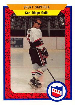 1991-92 ProCards AHL/IHL/CoHL #331 Brent Sapergia Front