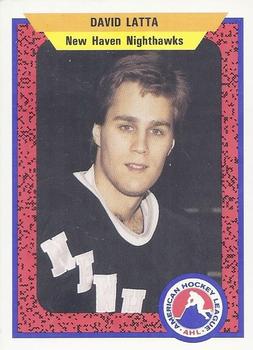 1991-92 ProCards AHL/IHL/CoHL #376 David Latta Front