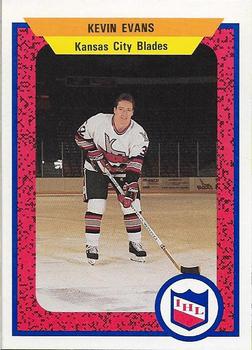 1991-92 ProCards AHL/IHL/CoHL #511 Kevin Evans Front