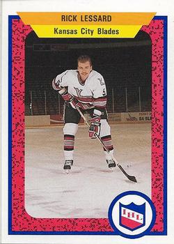 1991-92 ProCards AHL/IHL/CoHL #519 Rick Lessard Front