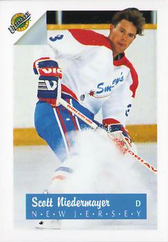 1991 Ultimate Draft - French #3 Scott Niedermayer Front