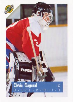 1991 Ultimate Draft - French #38 Chris Osgood Front