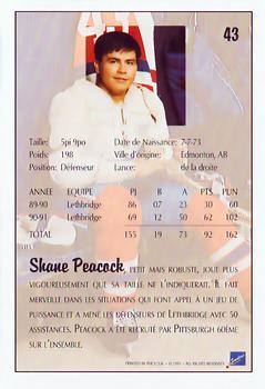 1991 Ultimate Draft - French #43 Shane Peacock Back