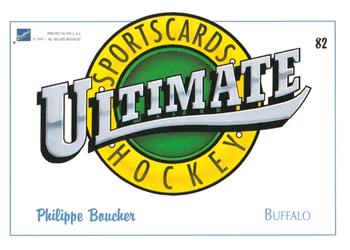 1991 Ultimate Draft - French #82 Philippe Boucher Back