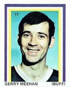 1971-72 Eddie Sargent NHL Players Stickers #17 Gerry Meehan Front