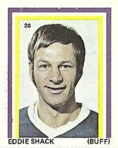 1971-72 Eddie Sargent NHL Players Stickers #20 Eddie Shack Front