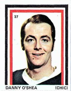 1971-72 Eddie Sargent NHL Players Stickers #37 Danny O'Shea Front