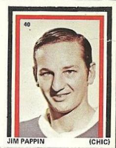 1971-72 Eddie Sargent NHL Players Stickers #40 Jim Pappin Front
