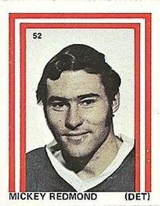 1971-72 Eddie Sargent NHL Players Stickers #52 Mickey Redmond Front