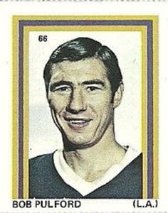 1971-72 Eddie Sargent NHL Players Stickers #66 Bob Pulford Front