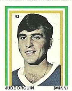 1971-72 Eddie Sargent NHL Players Stickers #82 Jude Drouin Front