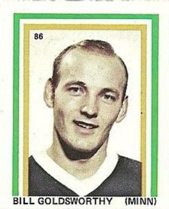 1971-72 Eddie Sargent NHL Players Stickers #86 Bill Goldsworthy Front