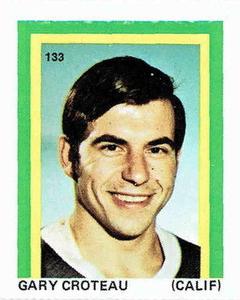 1971-72 Eddie Sargent NHL Players Stickers #133 Gary Croteau Front