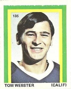 1971-72 Eddie Sargent NHL Players Stickers #135 Tom Webster Front