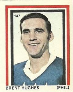 1971-72 Eddie Sargent NHL Players Stickers #147 Brent Hughes Front