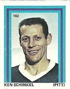 1971-72 Eddie Sargent NHL Players Stickers #162 Ken Schinkel Front