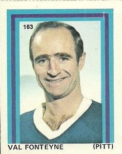 1971-72 Eddie Sargent NHL Players Stickers #163 Val Fonteyne Front