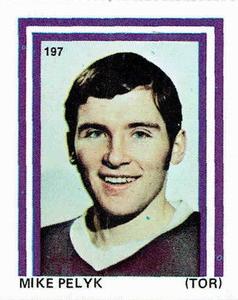 1971-72 Eddie Sargent NHL Players Stickers #197 Mike Pelyk Front