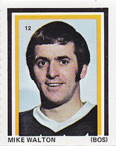1971-72 Eddie Sargent NHL Players Stickers #12 Mike Walton Front