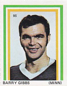 1971-72 Eddie Sargent NHL Players Stickers #95 Barry Gibbs Front
