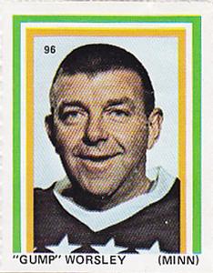 1971-72 Eddie Sargent NHL Players Stickers #96 Gump Worsley Front